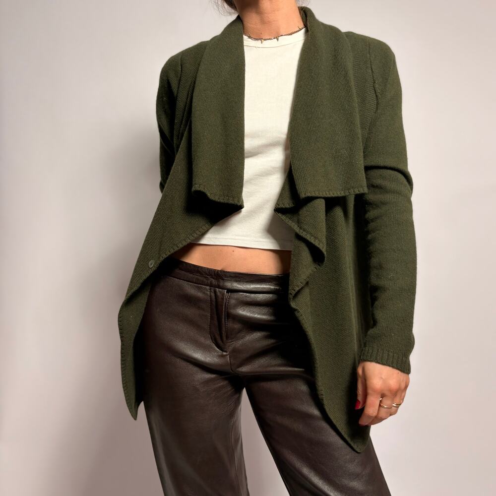 The Loft Forest Green Cardigan - Size Small